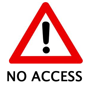 no access